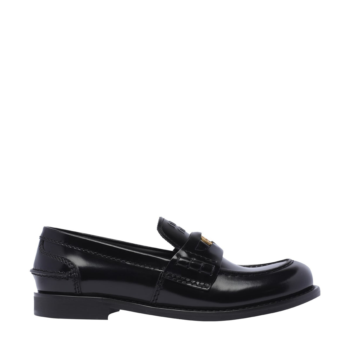 Miu Miu Miu Miu Women Logo Loafers
