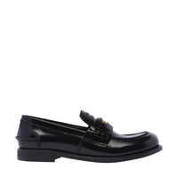 Miu Miu Miu Miu Women Logo Loafers