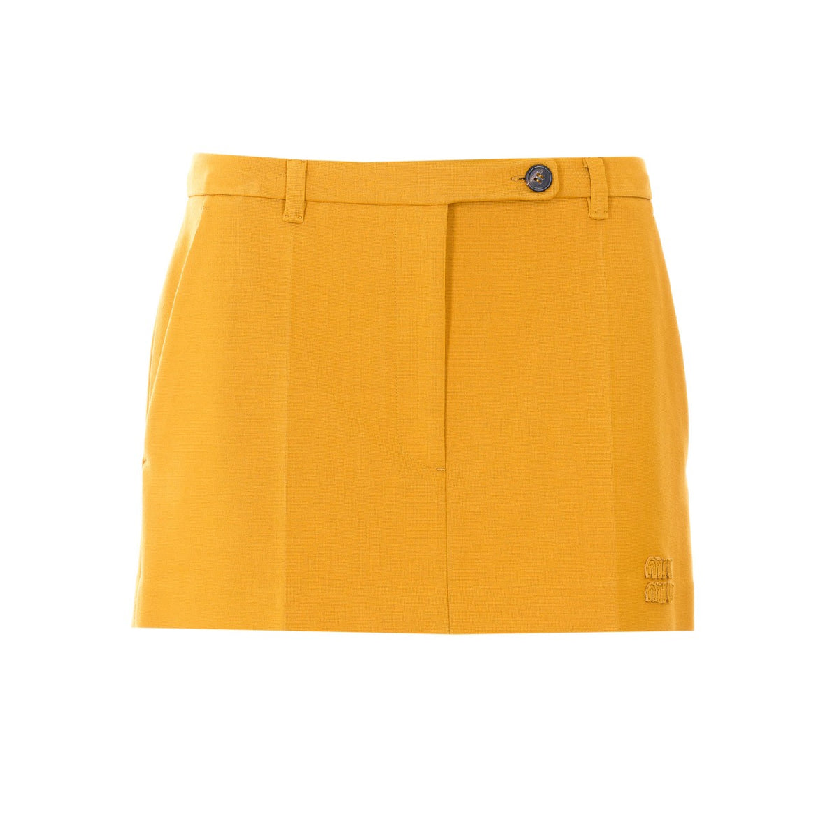 Miu Miu Miu Miu Women Logo Mini Skirt