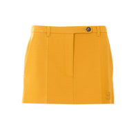 Miu Miu Miu Miu Women Logo Mini Skirt
