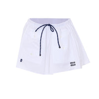 Miu Miu Women Logo Mini Skirt