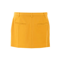 Miu Miu Miu Miu Women Logo Mini Skirt