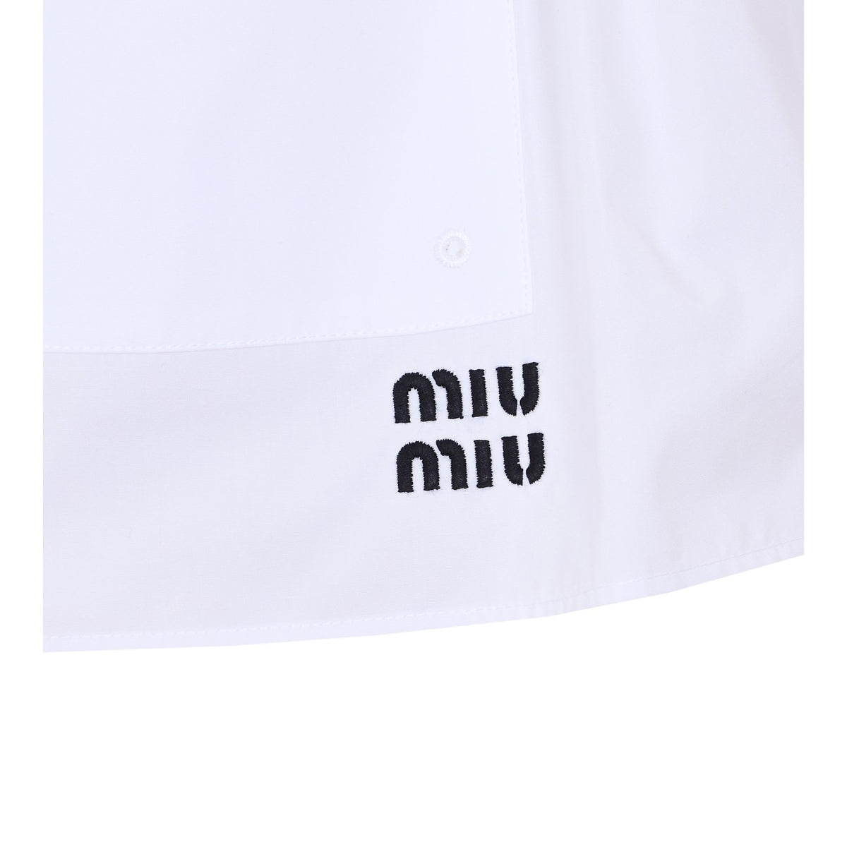 Miu Miu Women Logo Mini Skirt