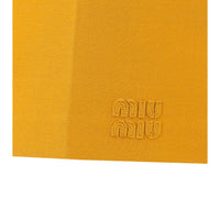 Miu Miu Miu Miu Women Logo Mini Skirt