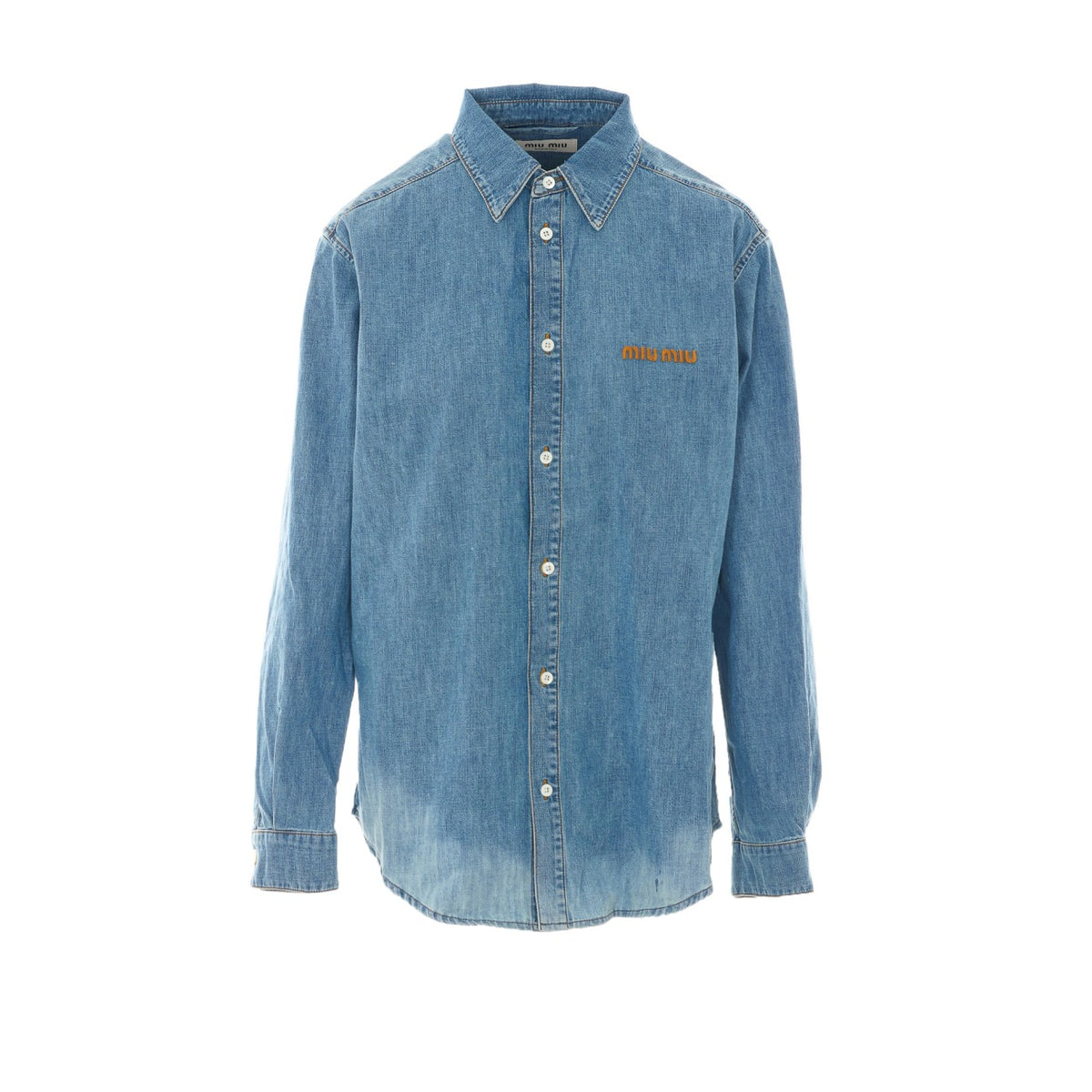 Miu Miu Miu Miu Women Logo Miu Miu Shirt