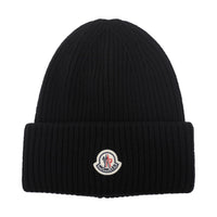 Moncler Moncler Men Logo Patch Beanie