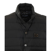 Dolce&Gabbana Men Logo Plaque Down Vest
