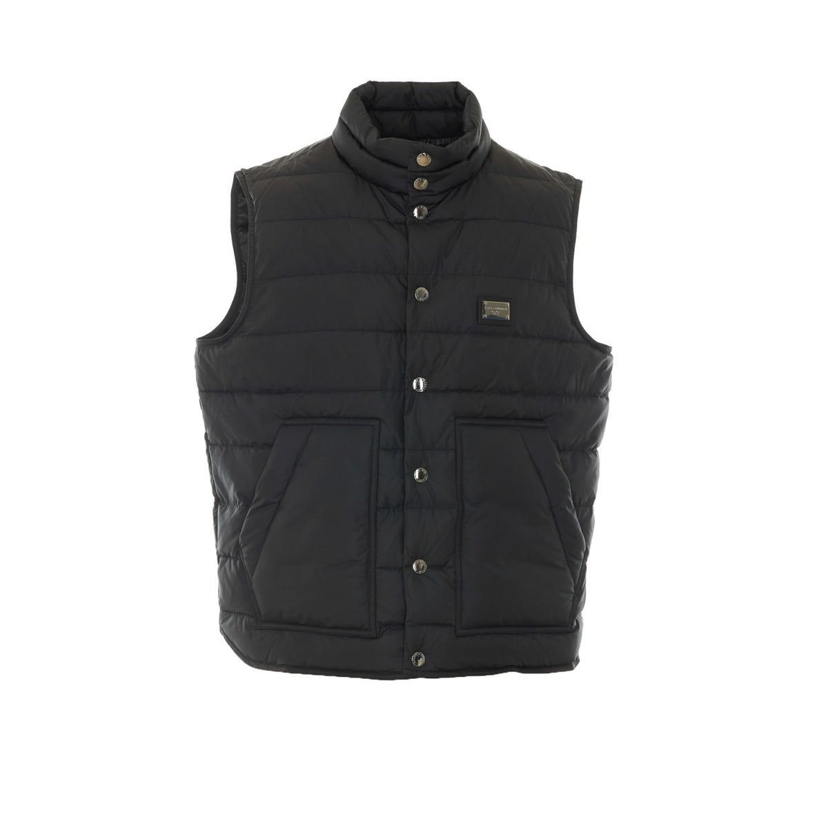 Dolce&Gabbana Men Logo Plaque Down Vest