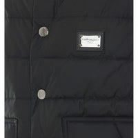 Dolce&Gabbana Men Logo Plaque Down Vest