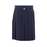 Thom Browne Thom Browne Women Logo Pleated Skirt