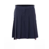 Thom Browne Thom Browne Women Logo Pleated Skirt