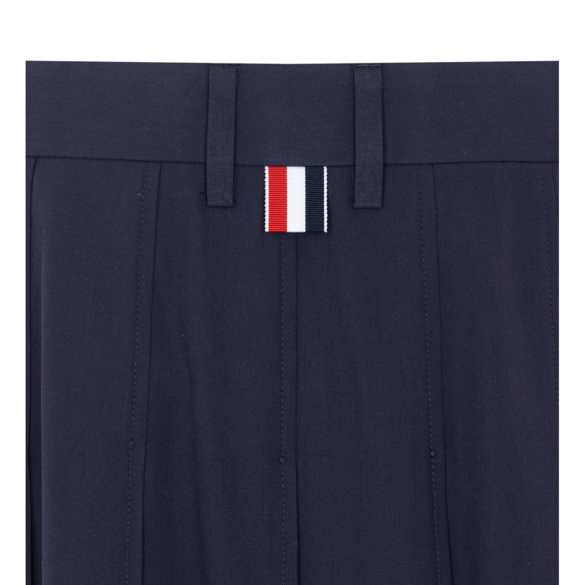 Thom Browne Thom Browne Women Logo Pleated Skirt