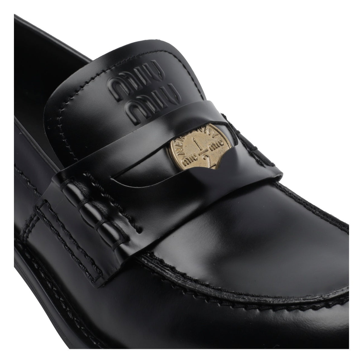 Miu Miu Miu Miu Women Logo Pump Loafers