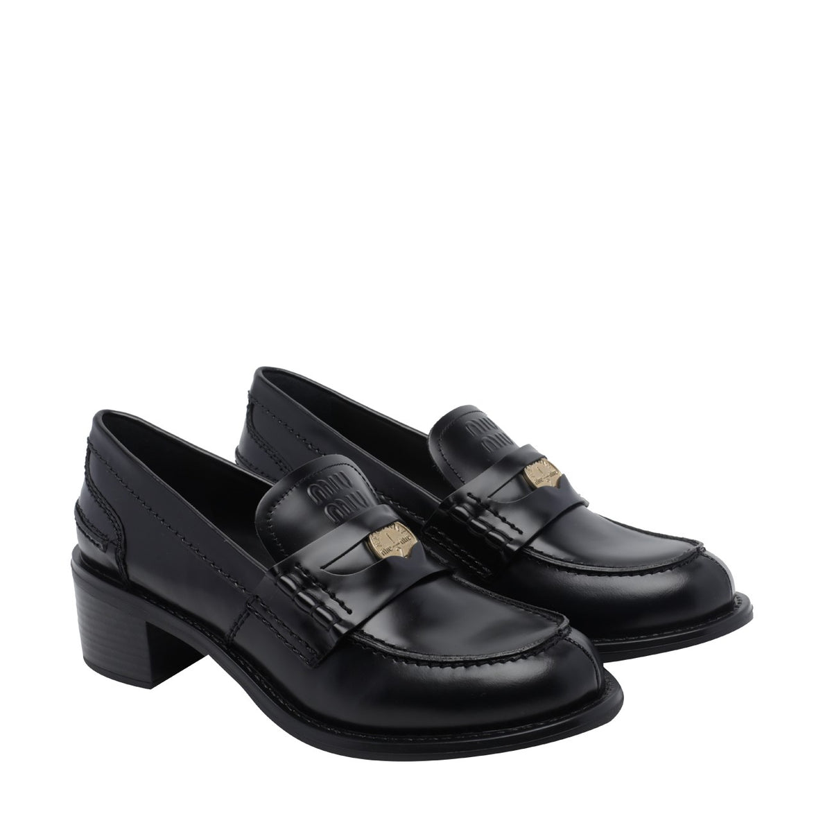 Miu Miu Miu Miu Women Logo Pump Loafers