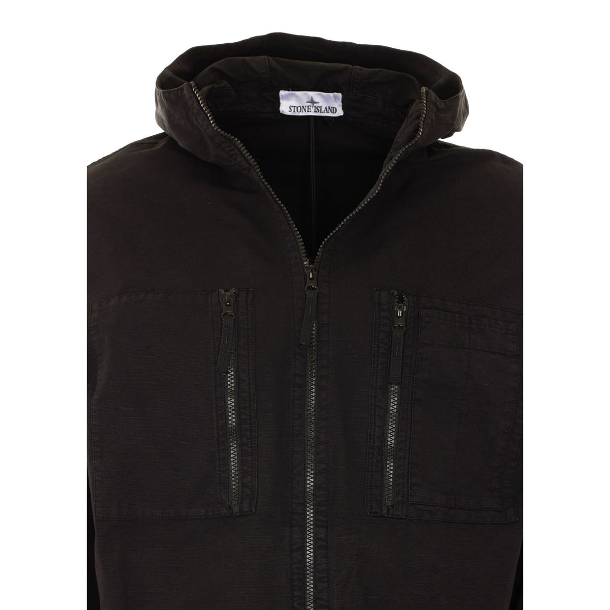 Stone Island Men Logo Ripstop Overshirt