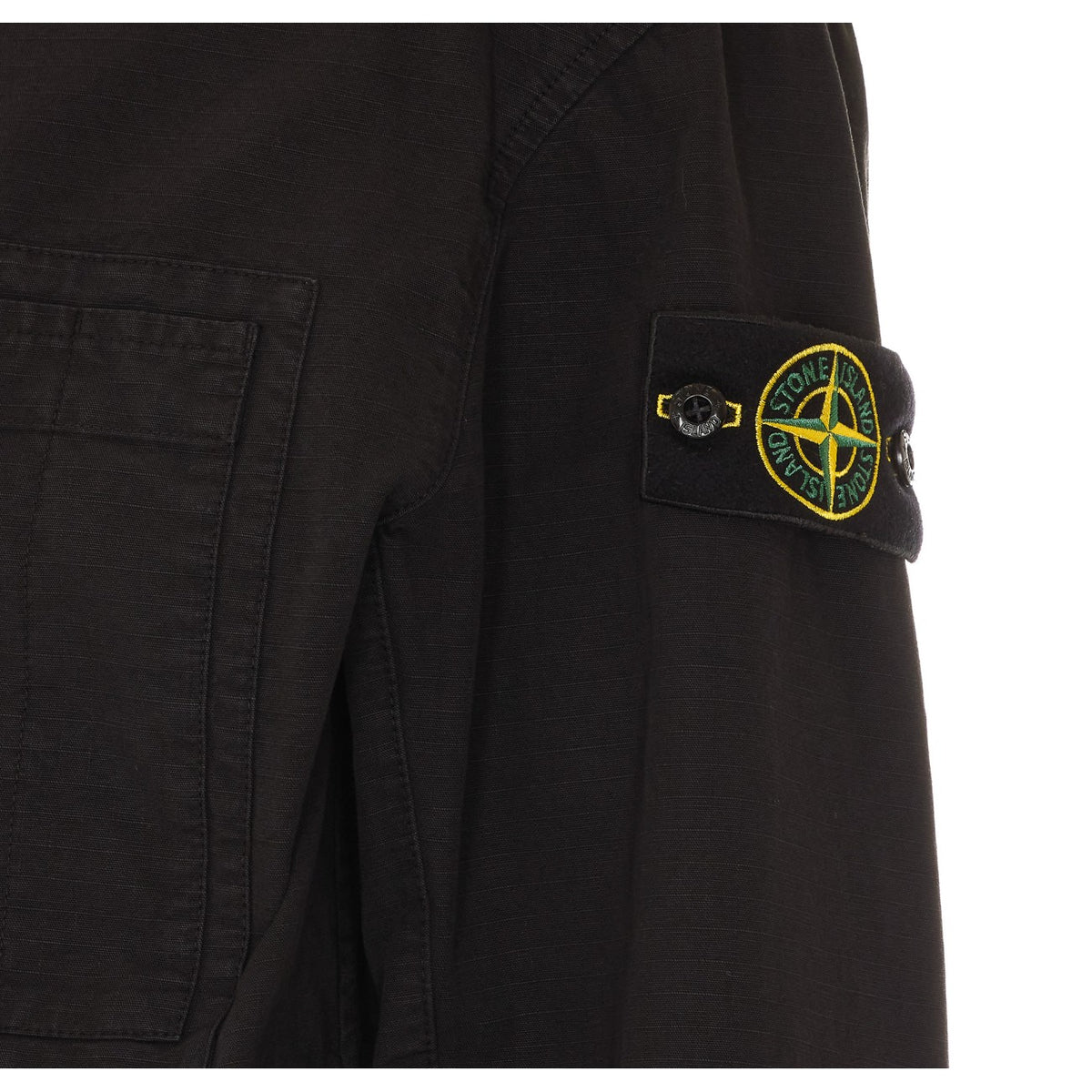 Stone Island Men Logo Ripstop Overshirt