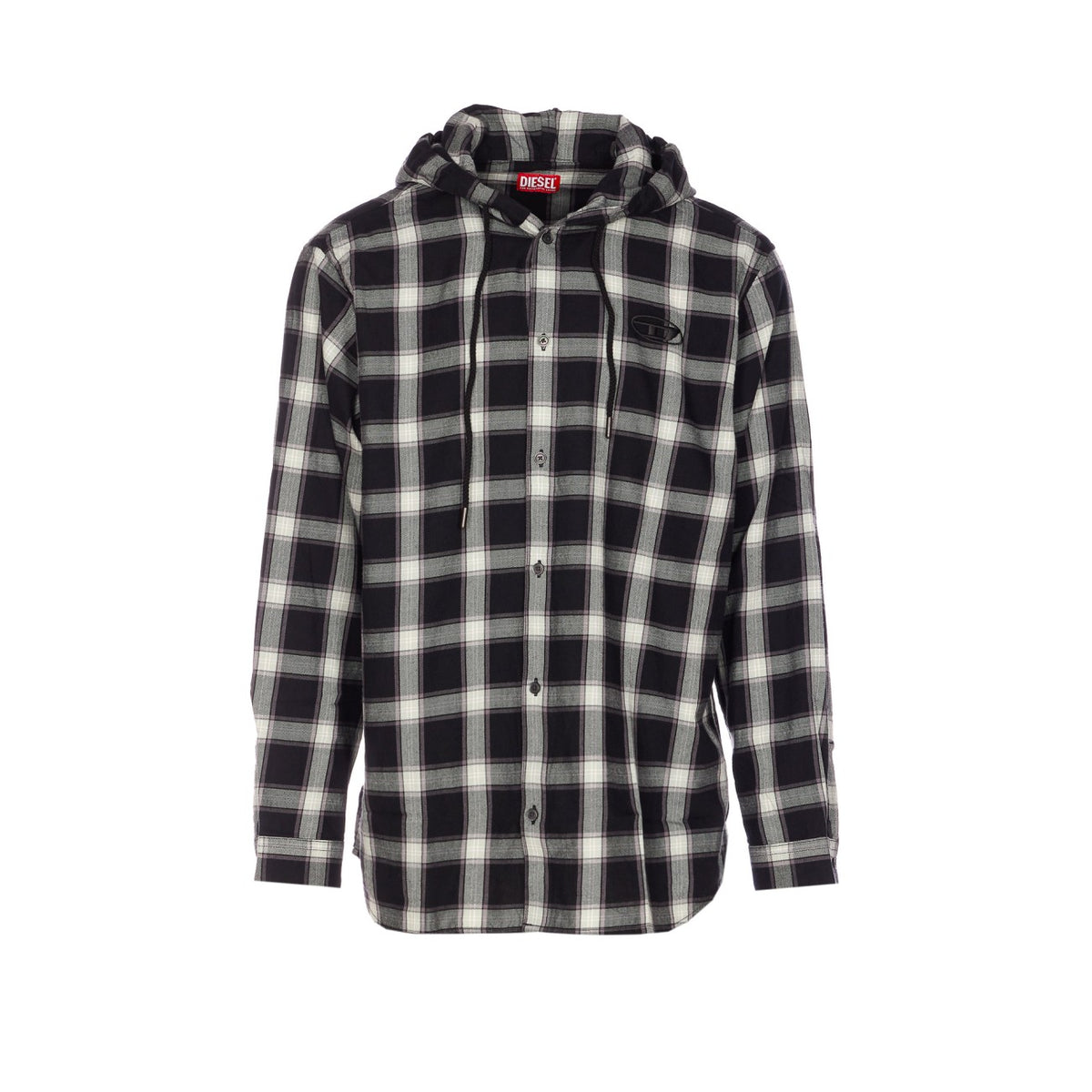 Diesel Diesel Men Logo S-Ix-Ajfi Check Shirt