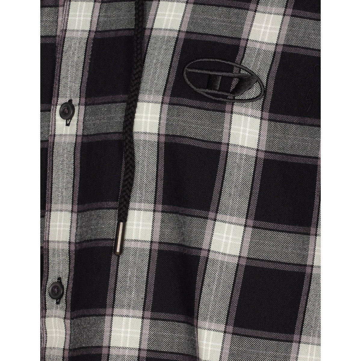 Diesel Diesel Men Logo S-Ix-Ajfi Check Shirt