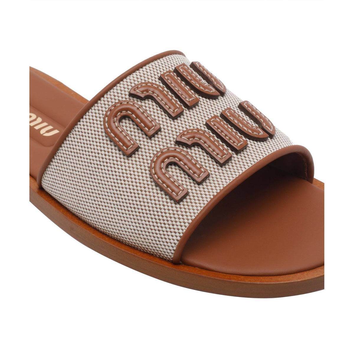 Miu Miu Miu Miu Women Logo Sandals