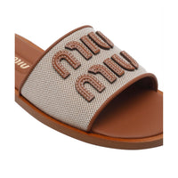 Miu Miu Miu Miu Women Logo Sandals