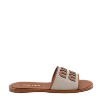 Miu Miu Miu Miu Women Logo Sandals