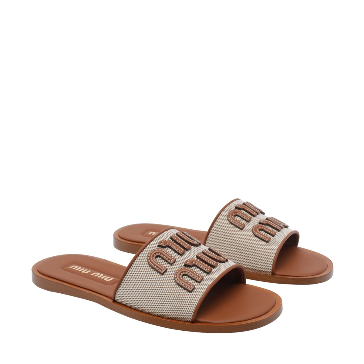 Miu Miu Miu Miu Women Logo Sandals