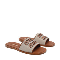 Miu Miu Miu Miu Women Logo Sandals
