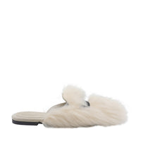 Dolce&Gabbana Dolce&Gabbana Women Logo Shearling And Suede Slippers