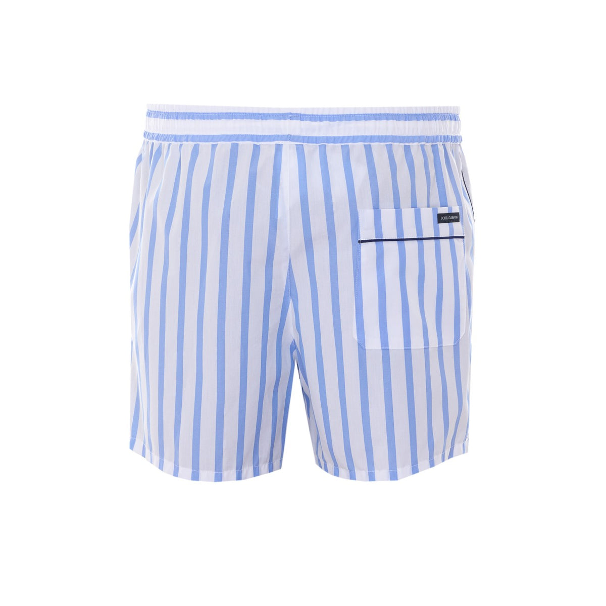 Dolce&Gabbana Men Logo Striped Shorts