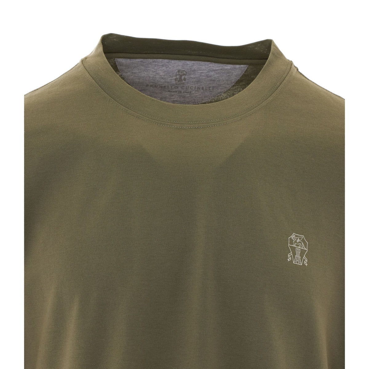 Brunello Cucinelli Men Logo T-Shirt