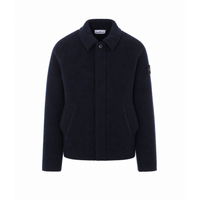 Stone Island Stone Island Men Logo Virgin Wool Jacket