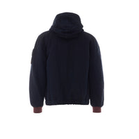Stone Island Men Logo Wool Diagonal Parka
