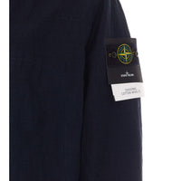 Stone Island Men Logo Wool Diagonal Parka
