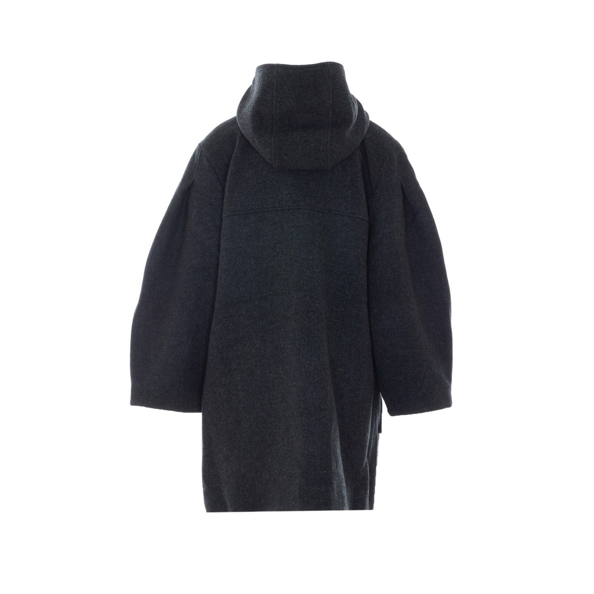 Ganni Women Logo Wool Peacoat