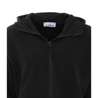 Stone Island Men Logo Zip Up Hoodie