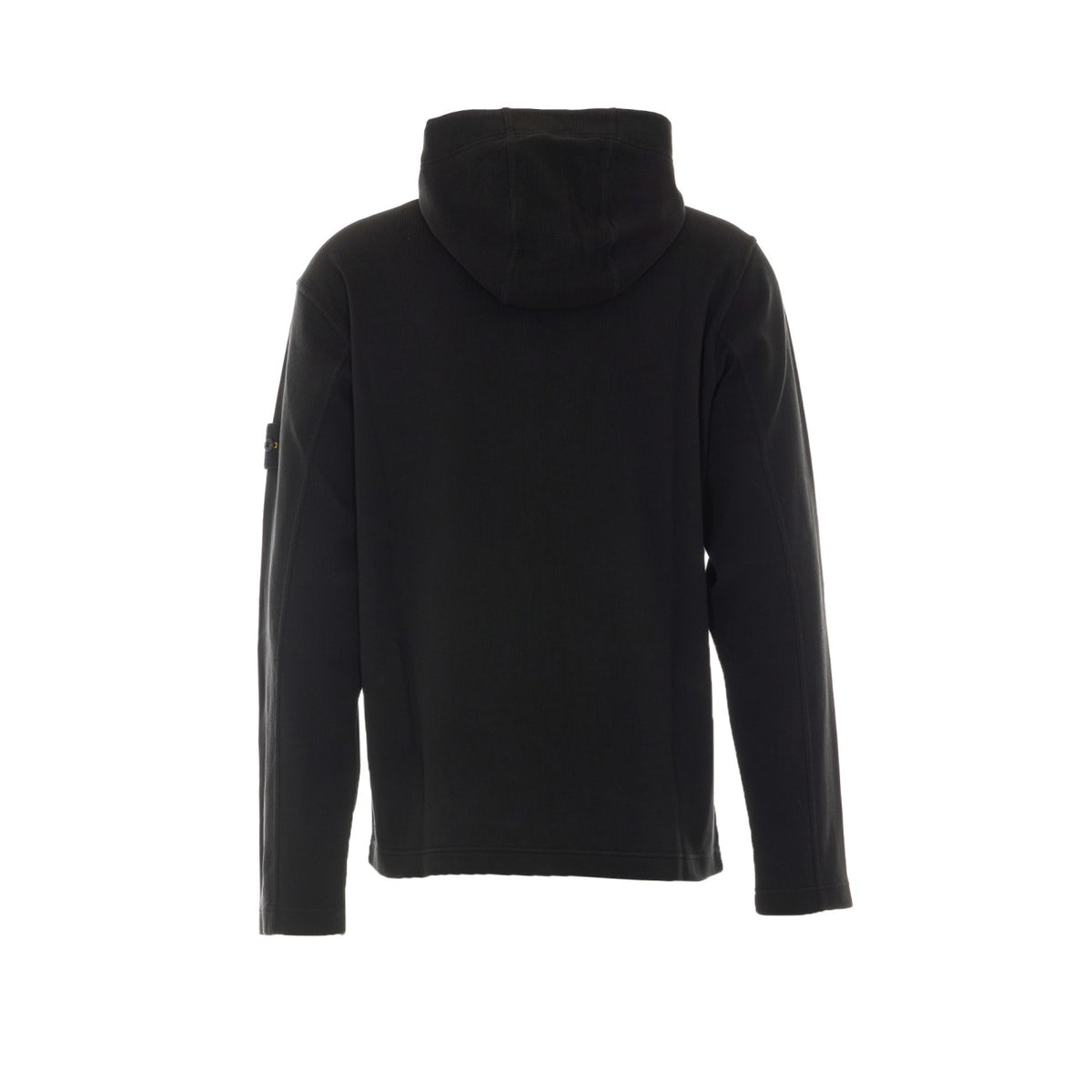 Stone Island Men Logo Zip Up Hoodie