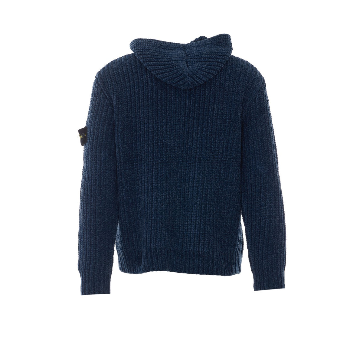 Stone Island Stone Island Men Logo Zipped And Hooded Sweater