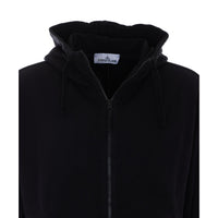 Stone Island Men Logo Zipped Hoodie
