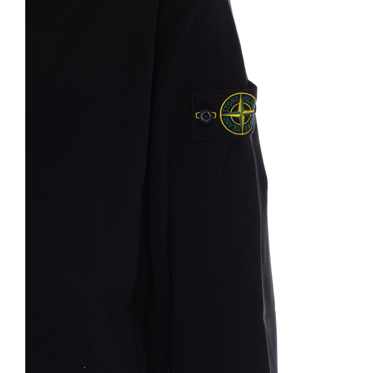 Stone Island Men Logo Zipped Hoodie