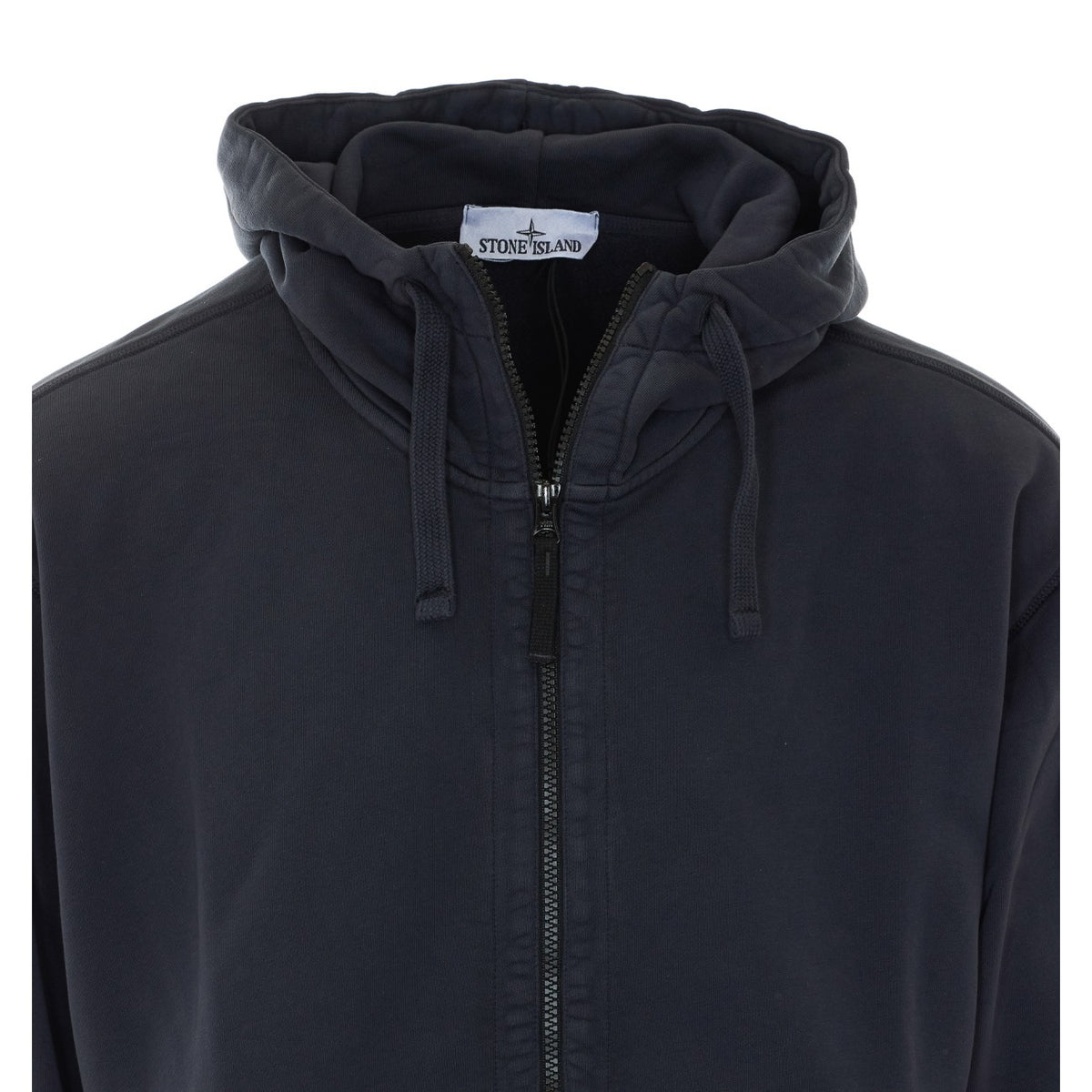 Stone Island Stone Island Men Logo Zipped Hoodie