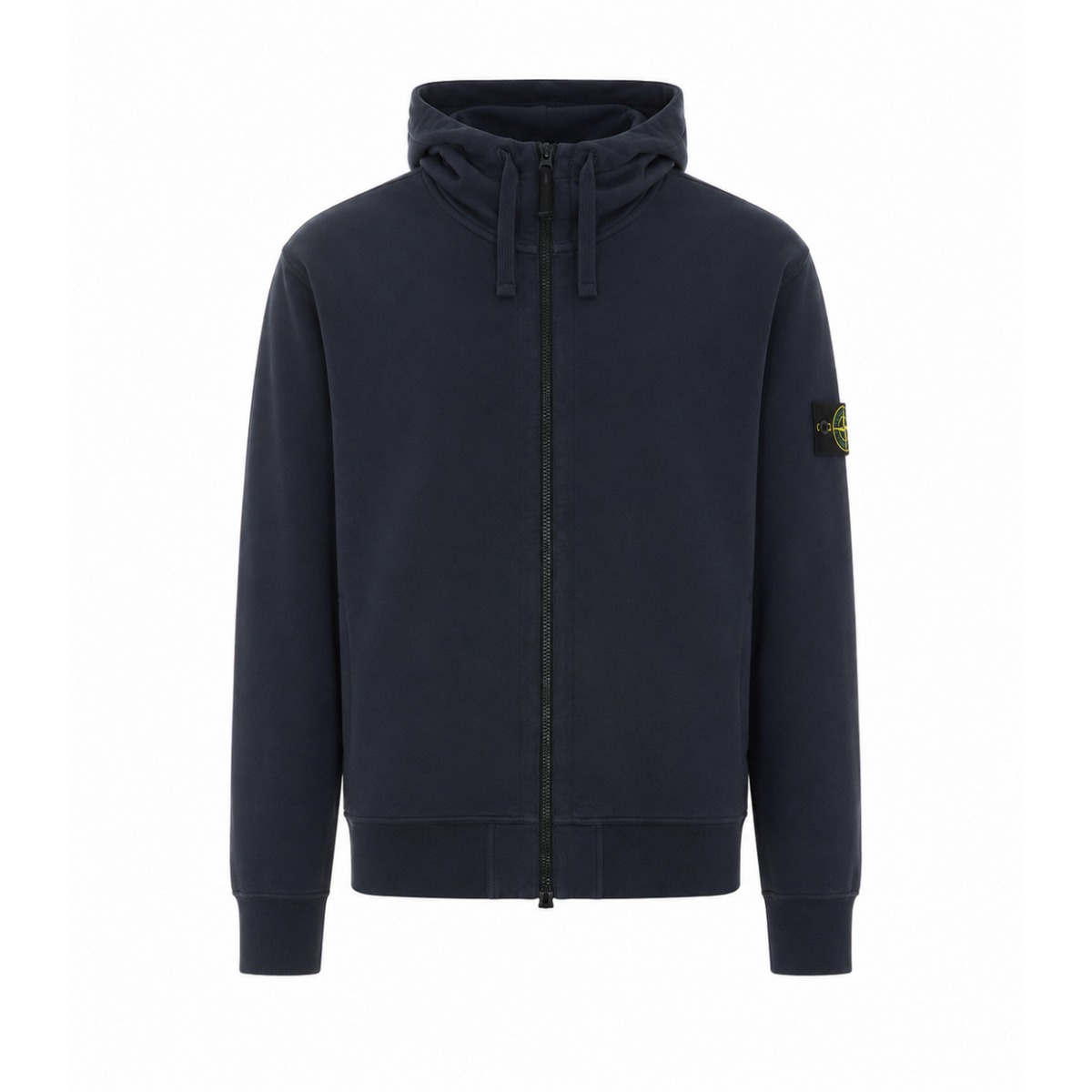 Stone Island Stone Island Men Logo Zipped Hoodie