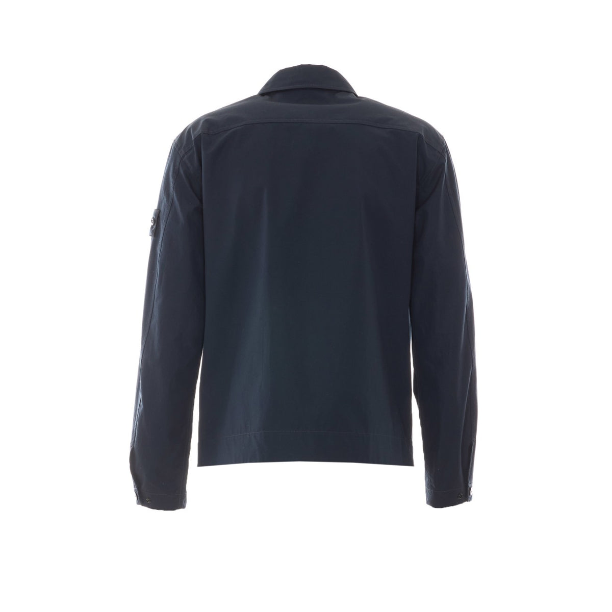Stone Island Men Logo Zipped Overshirt
