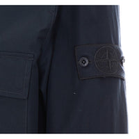 Stone Island Men Logo Zipped Overshirt