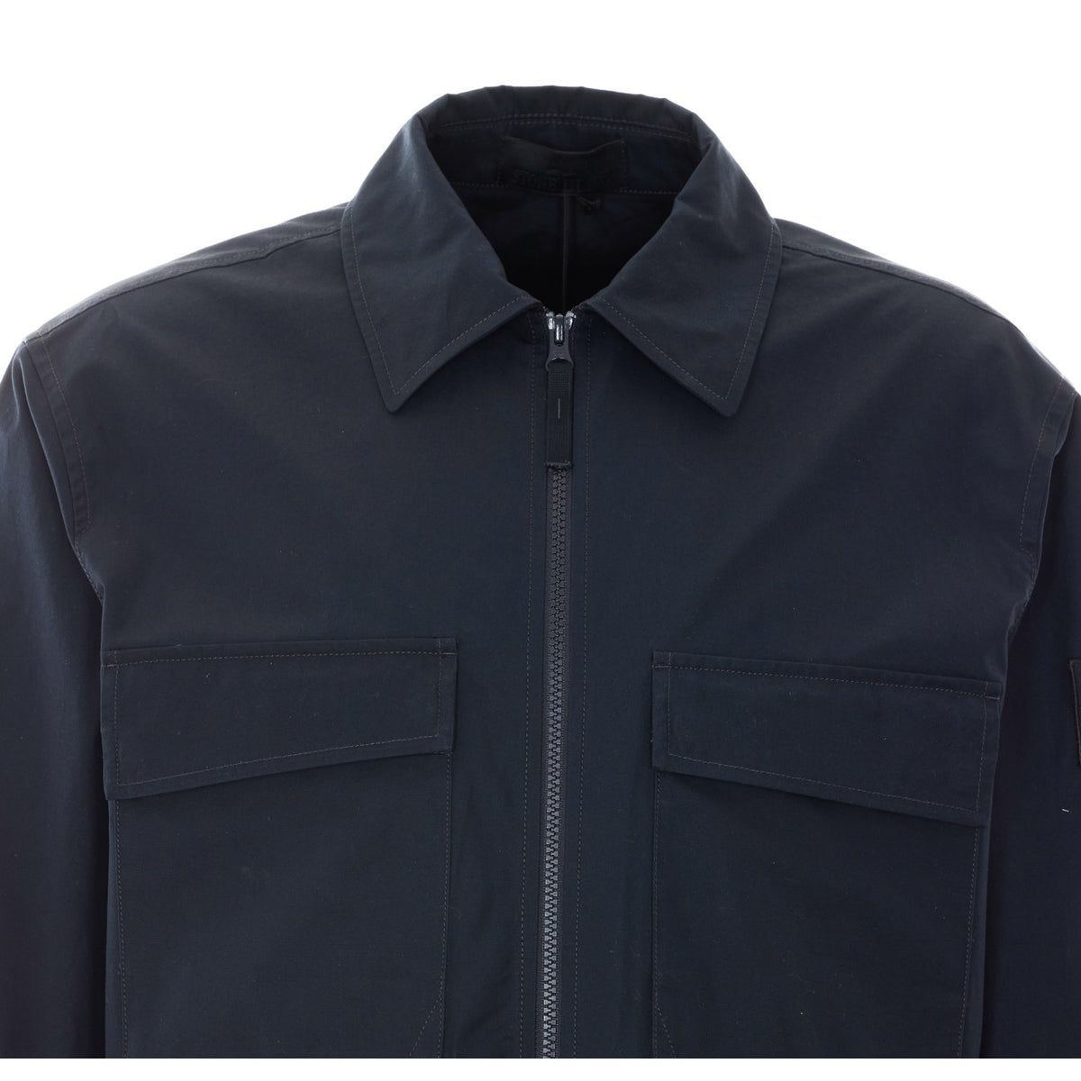 Stone Island Men Logo Zipped Overshirt