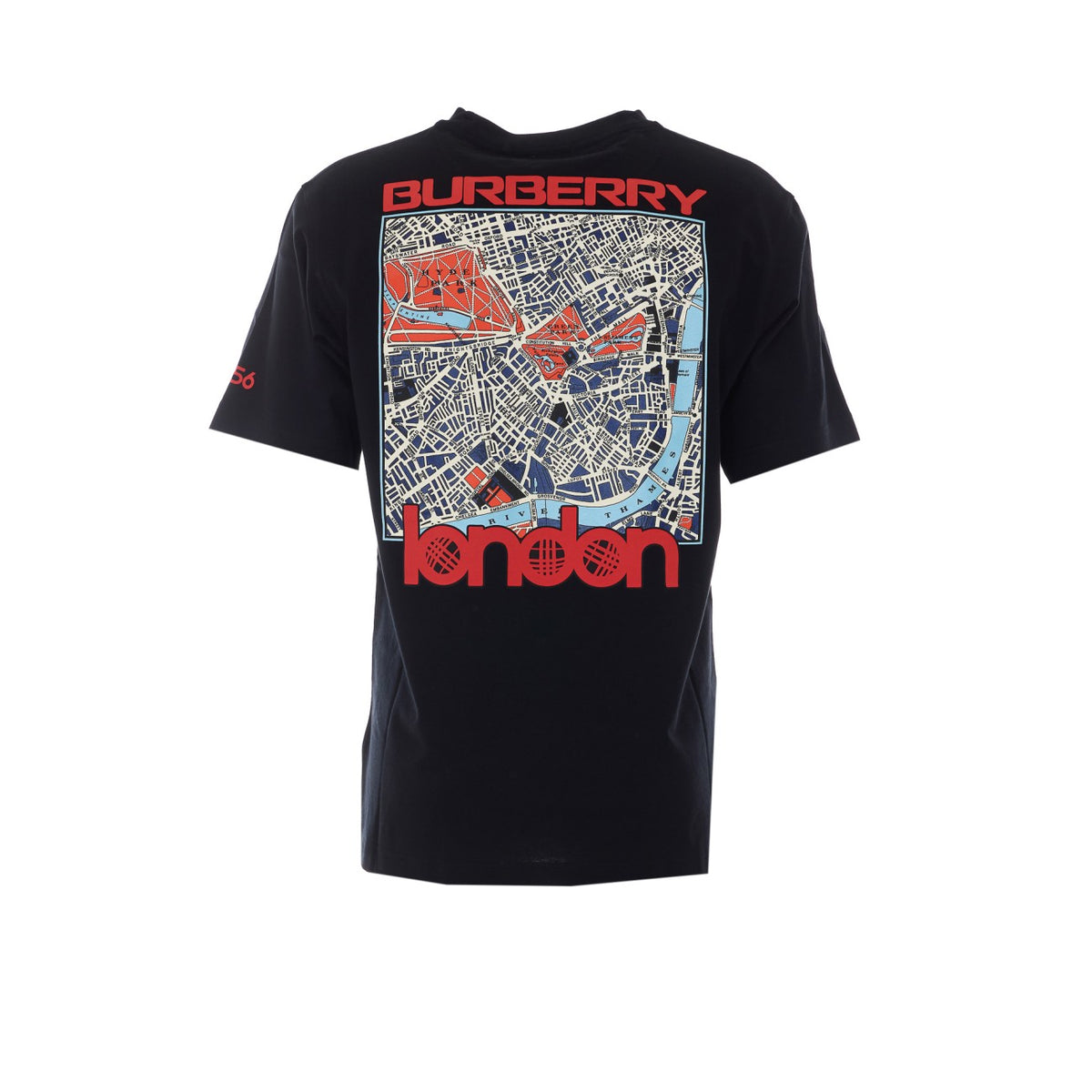 Burberry Men London Map T-Shirt