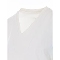 Maison Margiela Women Long Sleeves T-Shirt With Floral Print