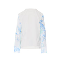 Maison Margiela Women Long Sleeves T-Shirt With Floral Print