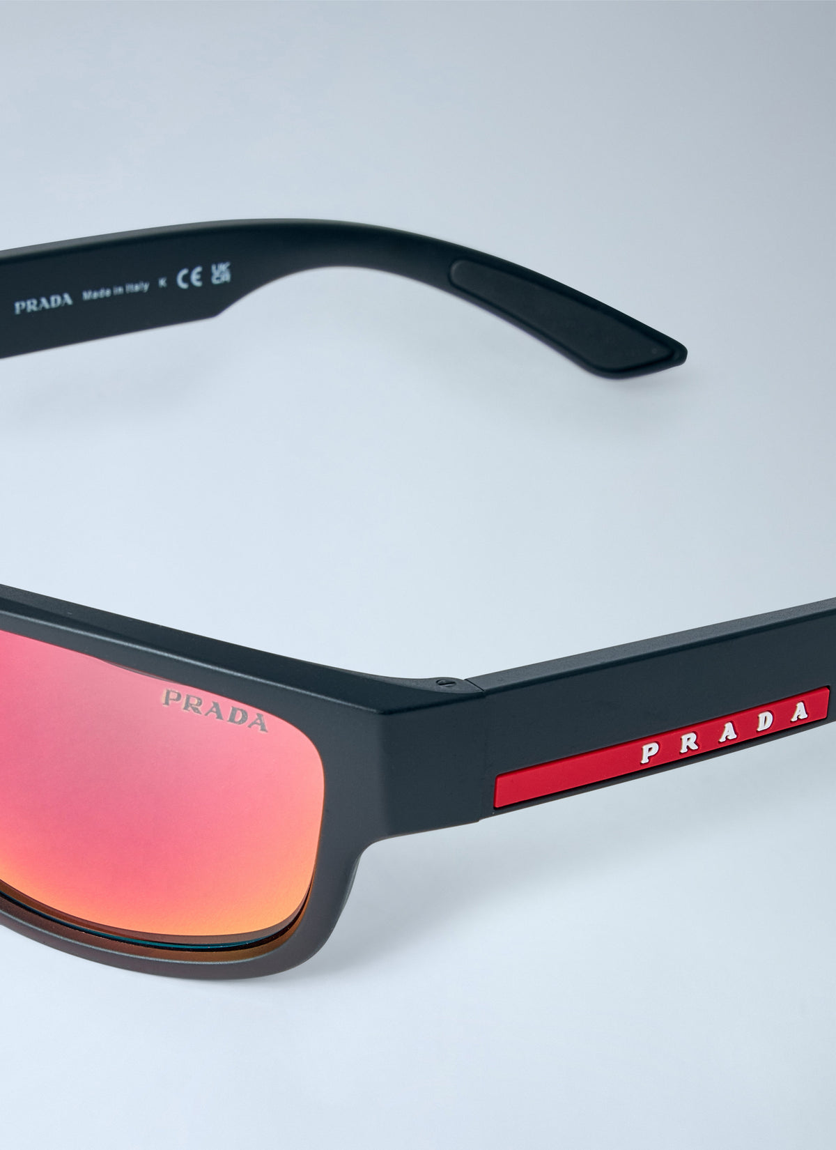 Prada Linea Rossa Men Ps C04s Mirrored Sunglasses