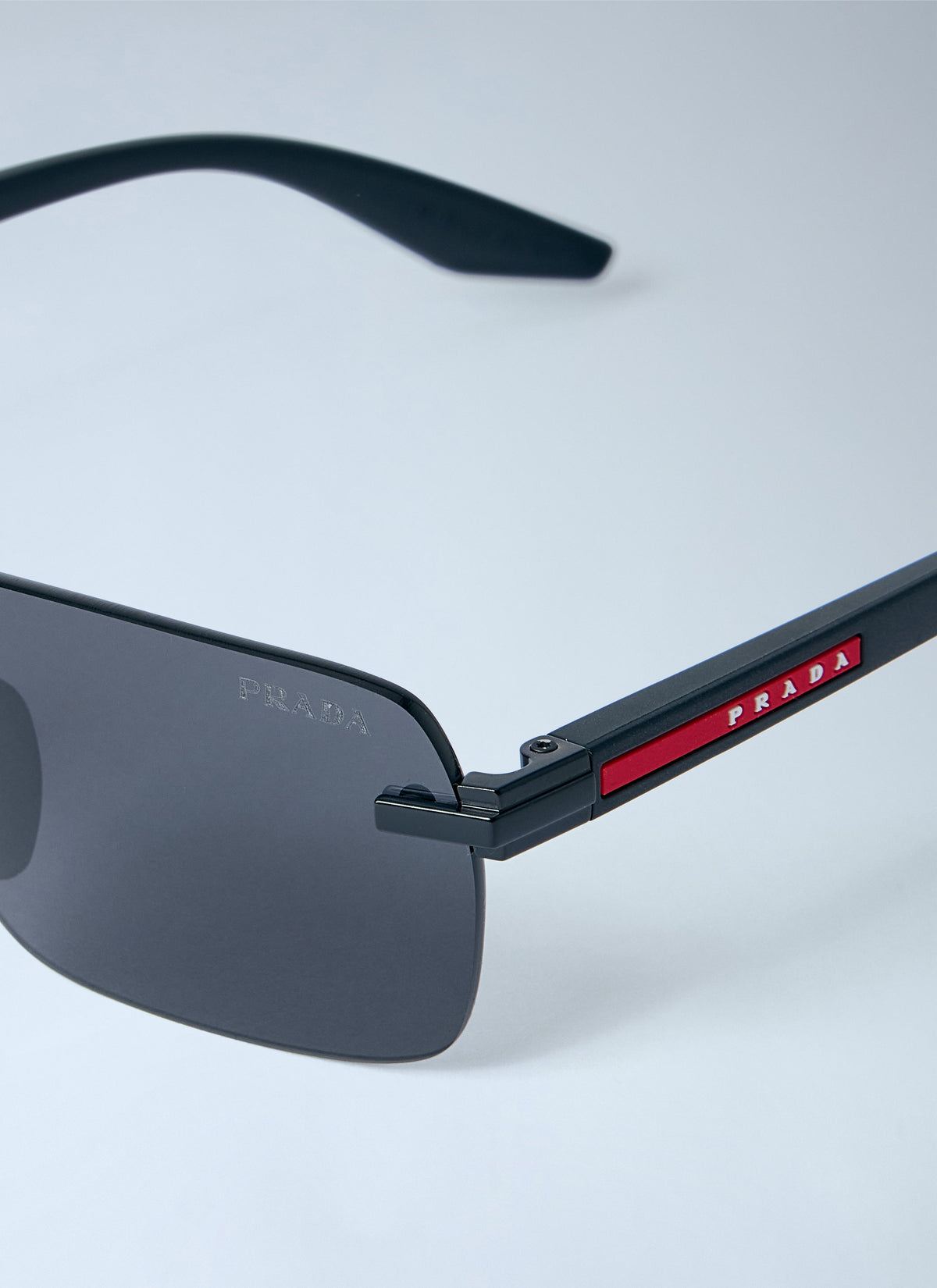 Prada Linea Rossa Men Ps C52s Square Sunglasses