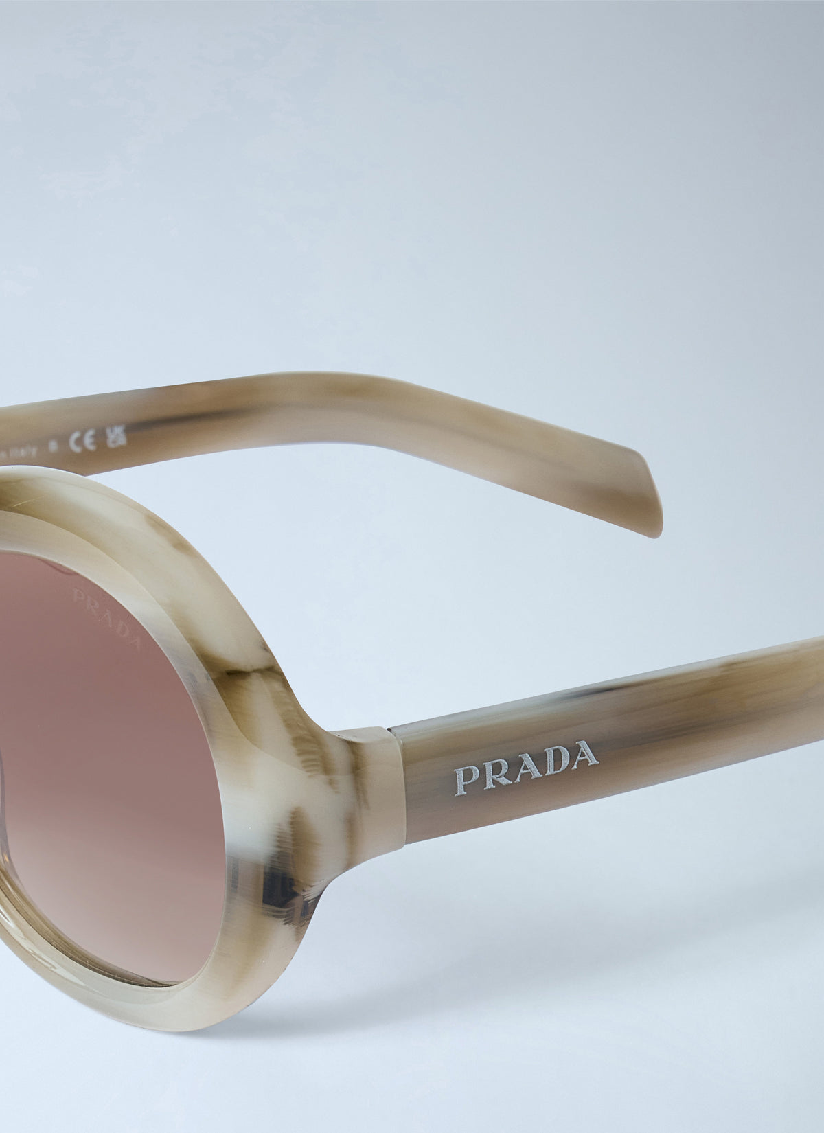 Prada Women Pr D08su Round Sunglasses